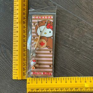 HELLO KITTY 2009 CANADA BEAVER CELL PHONE CHARM